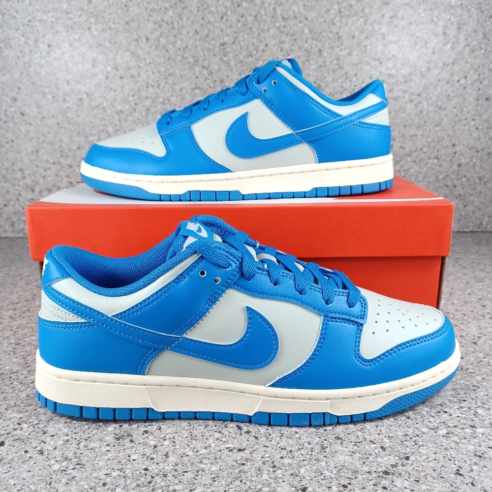 Nike Dunk Low Retro Detroit Lions Blue Sneakers Men's